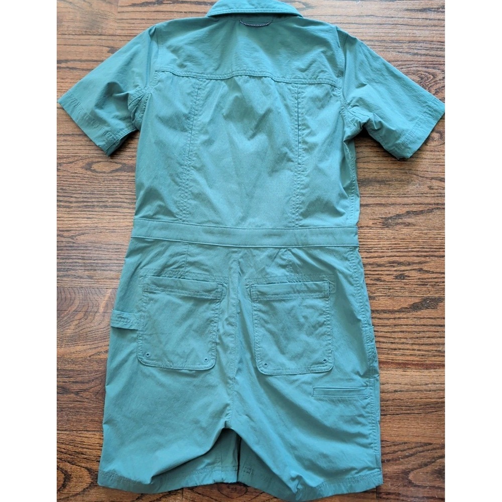 Duluth Trading Heirloom Gardening Short Coveralls Womens XS Olive Green Romper - Picture 8 of 10